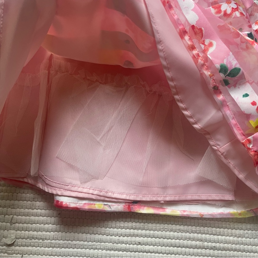 4T NWT Formal Dress Floral Tulle Elegance - Picture 4 of 7